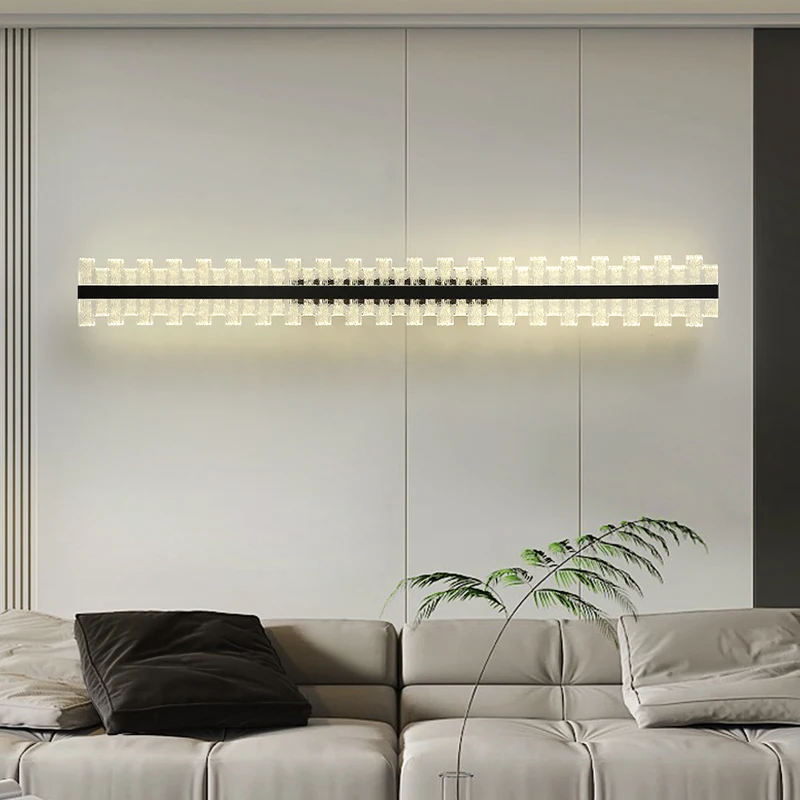 Modern Led Wall Light Creative Ice Crack Living Room Bedroom Study Bedside Long Wall Lamp Simple Home Indoor Decor Lighting Lamp