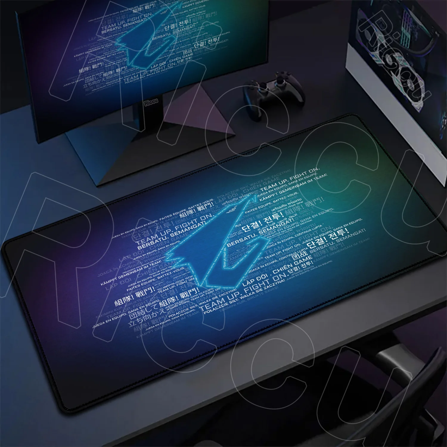 المطاط 900X400 مللي متر AORUS كبير الألعاب ماوس الوسادة XXL مكتب الكمبيوتر ملحقات الكمبيوتر ألعاب الكمبيوتر المحمول ماوس السجاد لوحة المفاتيح حصيرة مكتبية #1