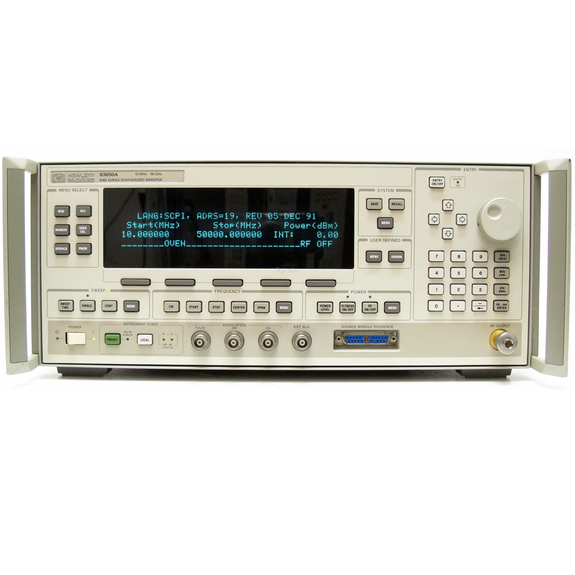 Second-hand machines Keysight Agilent 83650A 50G High Frequency Signal Generator 10 MHz to 50 GHz In stock great price