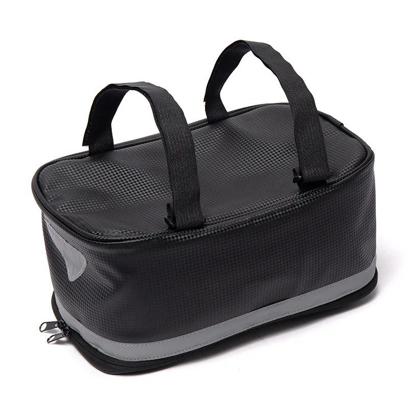 Portable Bike Trunk Bag Bicycle Rack Rear Bag 12L/7L/5L Rear Seat Saddle Cycling Reflective Luggage Carrier