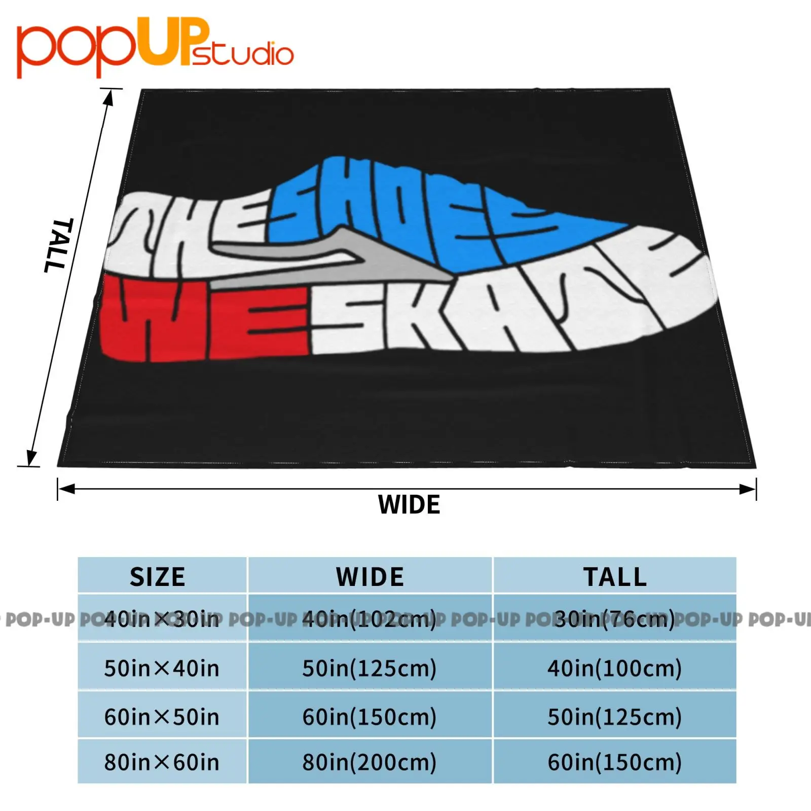 Lakai Mens The Shoes We Skate بطانية فائقة النعومة وغطاء أريكة شتوية وأغطية سرير