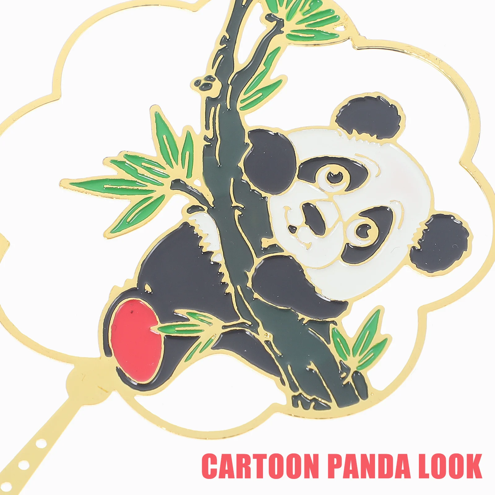 

1pcs Metal Panda Cute Cartoon Design Exquisite Book Reading Marker Decorative Page Holder Chain Bookmark For Kids Adults Small