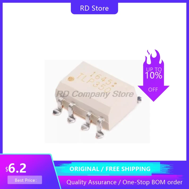 

5PCS TLP350(TP1,F) OPTOISO 3.75KV 1CH GATE DVR 8SMD Free Shipping