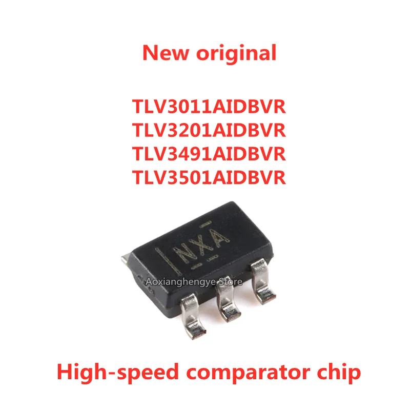5PCS TLV3011AIDBVR TLV3201AIDBVR TLV3491AIDBVR TLV3501AIDBVR SOT23-6 High-speed comparator chip