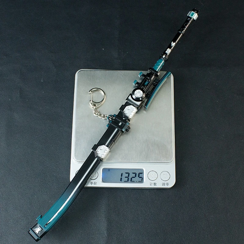 30cm/11.81in zenless zona zero periféricos taijutsu com bainha arma adereços katana faca metal modelo de jogo acessórios de mesa
