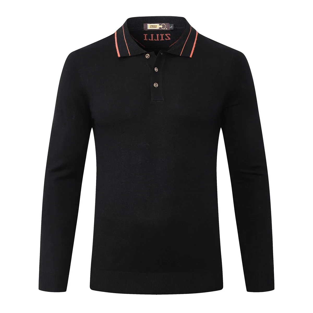 DIKU-suéter de lana CPTG para hombre, suéter cálido informal con bordado de botones, elástico de punto de alta calidad, talla grande, M-5XL, 2024, novedad de 2025