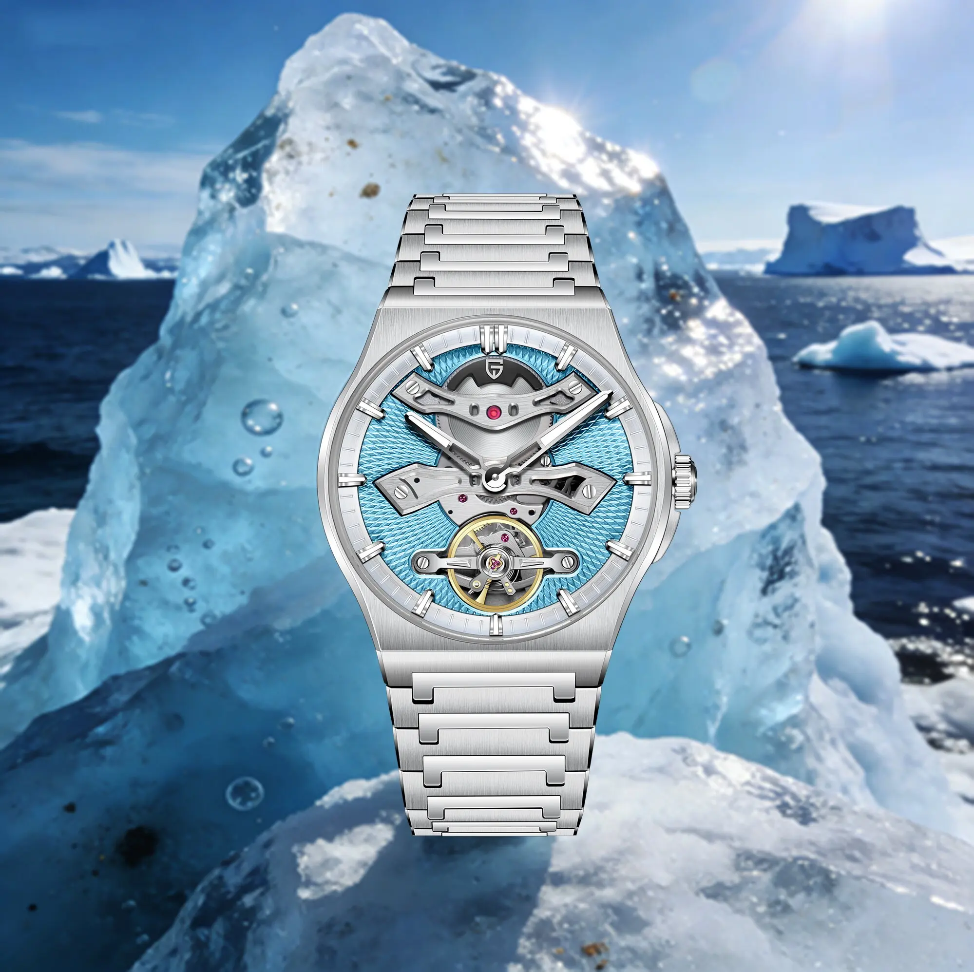 

PAGANI DESIGN мужские автоматические механические часы повседневные универсальные одиночные часы из нержавеющей стали водонепроницаемые светящиеся часы