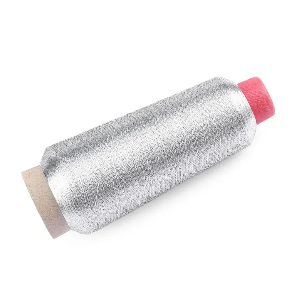 Metallic Thread Embroidery Gold Silvers Machine Embroidery Threads Polyester Sewing Thread Spools For Embroiderys