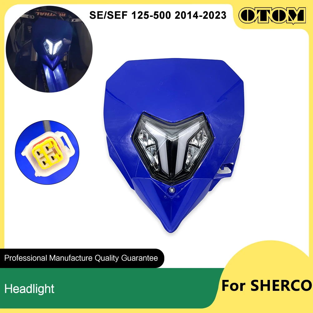2014-2023 Motorcycle LED Headlight Assembly Head Light Headlamp For SHERCO SE SEF 125 250 300 450 500 Accessories Dirt Bike Part