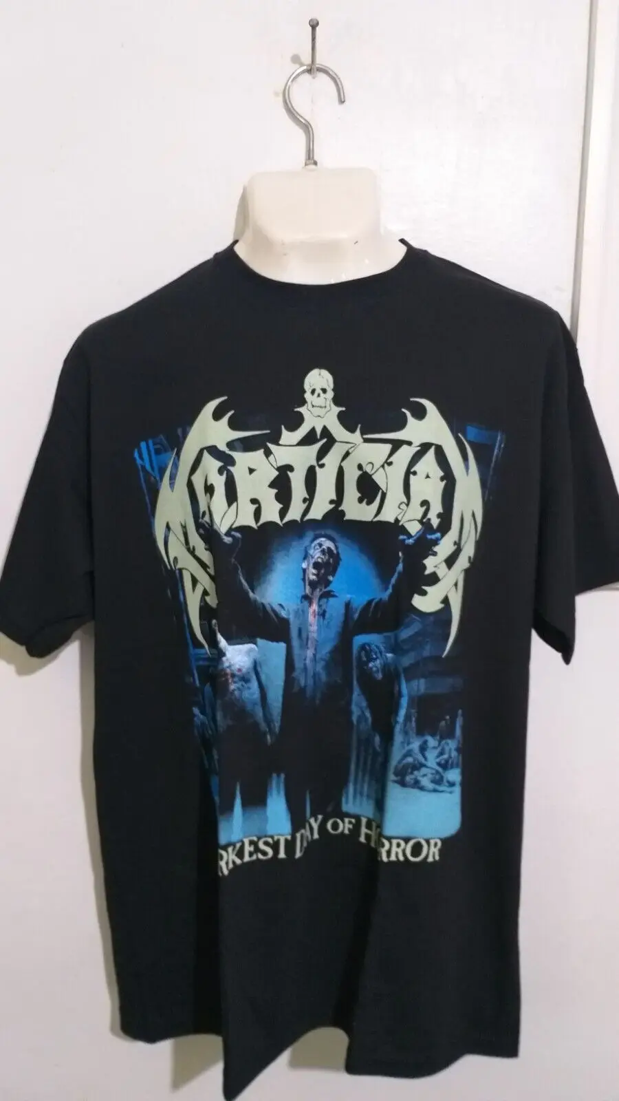 Mortician darkest day T shirt death metal exhumed incantation