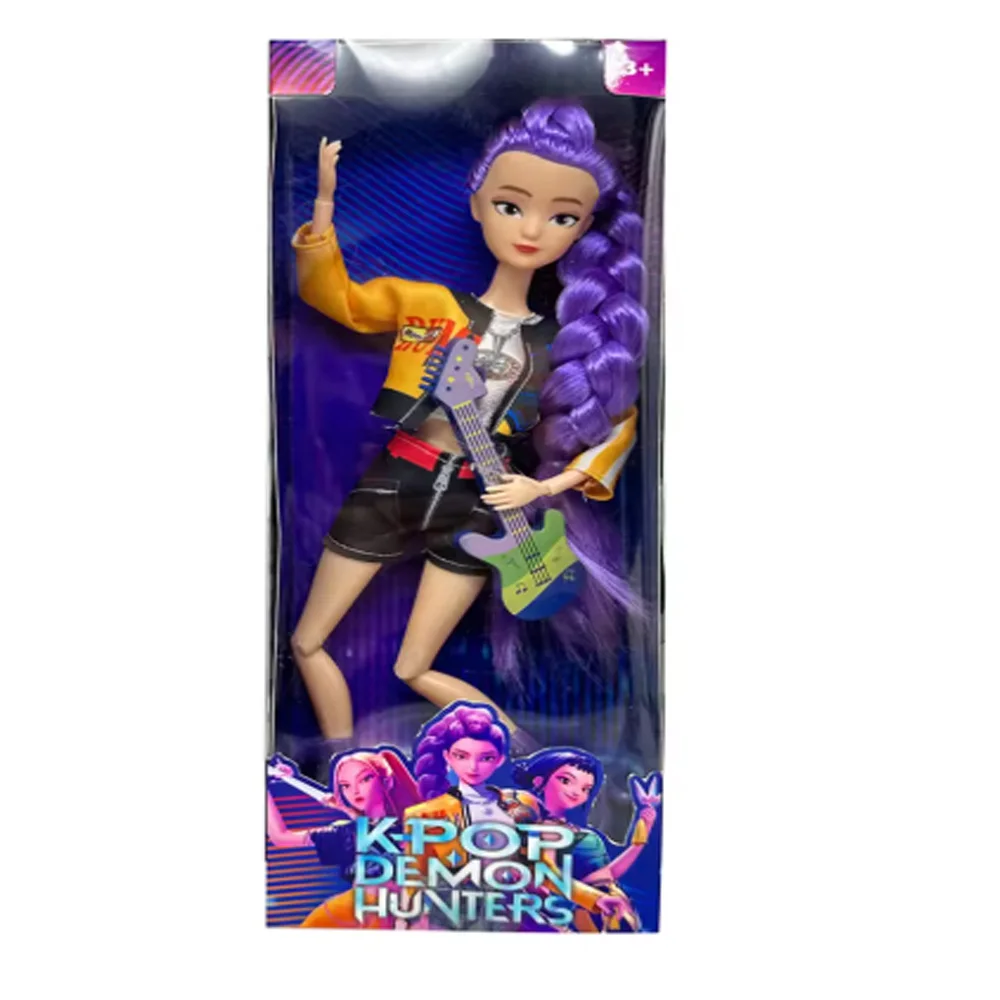 2025 جديد أنيمي KPop شيطان الصيادين دمية لعبة من الفينيل رومي ميرا زوي شخصية قناع الفينيل تمثال هدية عيد ميلاد مروحة نادي الفتيات الهدايا #5