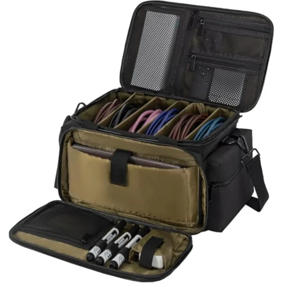 

Сумка для кабелей и аксессуаров с отстегивающимися разделителями для DJ-оборудования и звуковых инструментов