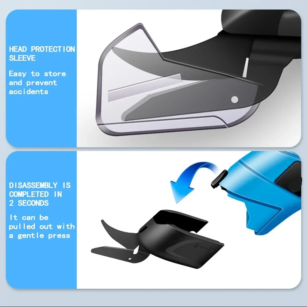 Shangklife diy tesoura elétrica corte de pano couro alfaiate lâminas de carboneto de tungstênio portátil ferramentas manuais baterias de lítio