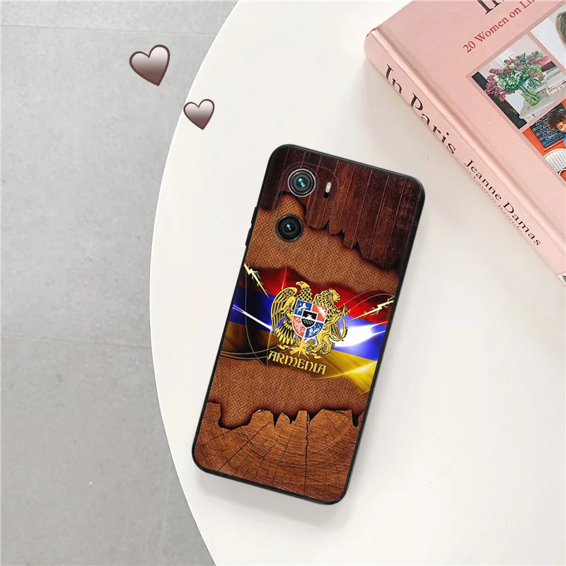 Phone Case for Redmi A2 12 12C 10C 10A 9 9T 9A 9C 9I K40 K50 K60 A1 Plus Mi CC9 C51 Russia Armenia Flag Camera Protective Cover