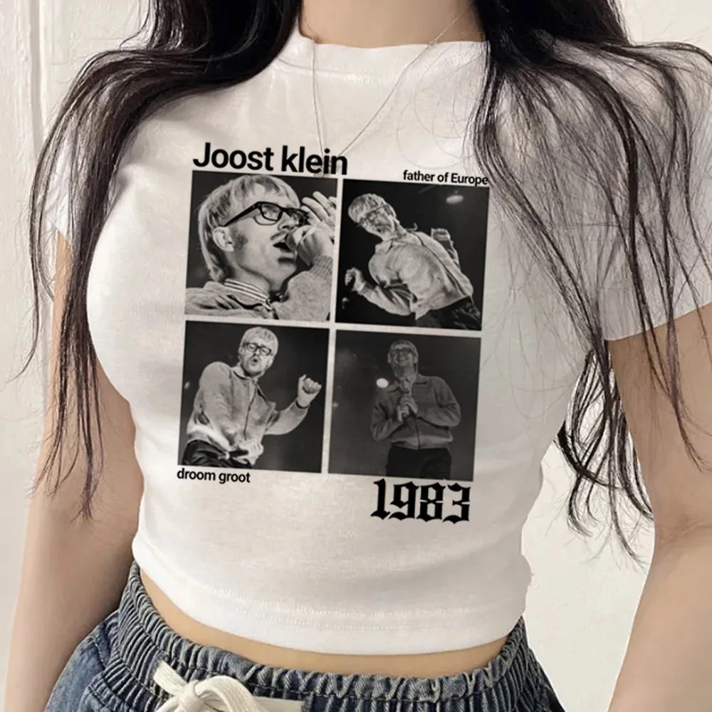Joost Klein cropped top girl anime grunge harajuku emo dollette t shirt dollette gothic harajuku y2k