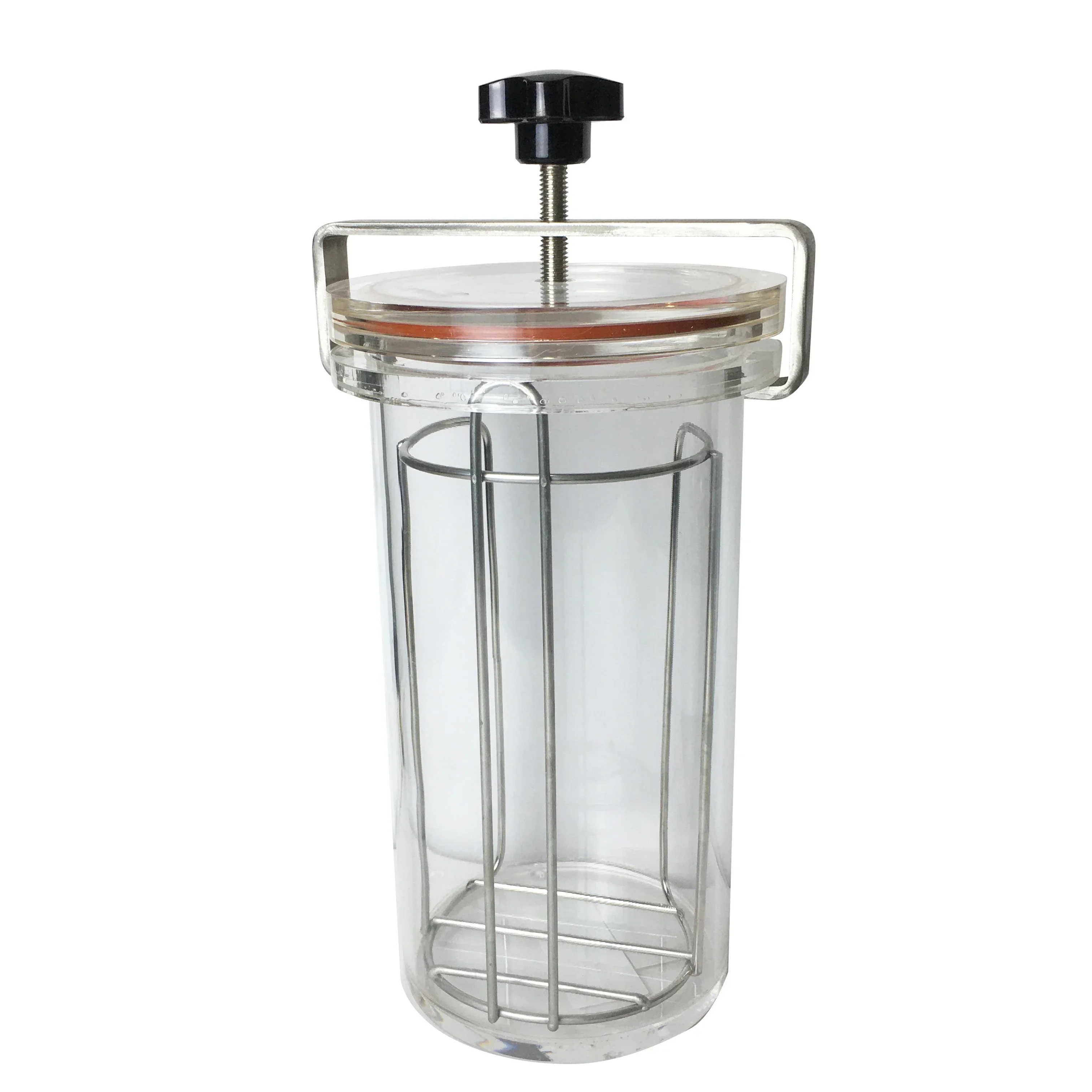 

AG0025A Laboratory Transparent 2.5L Litre DE Oxoid Chamber Sealed Tank Lab Microbiology Anaerobic Culture Jar With Tablet Rack