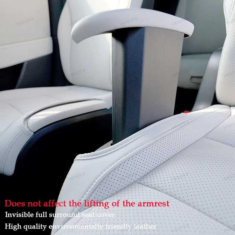 For Tesla Model YL 2026 Car Seats Cover Nappa Leather YL Invisible Seat Cushions Ventilation High Quality Interior Accessories - view 4