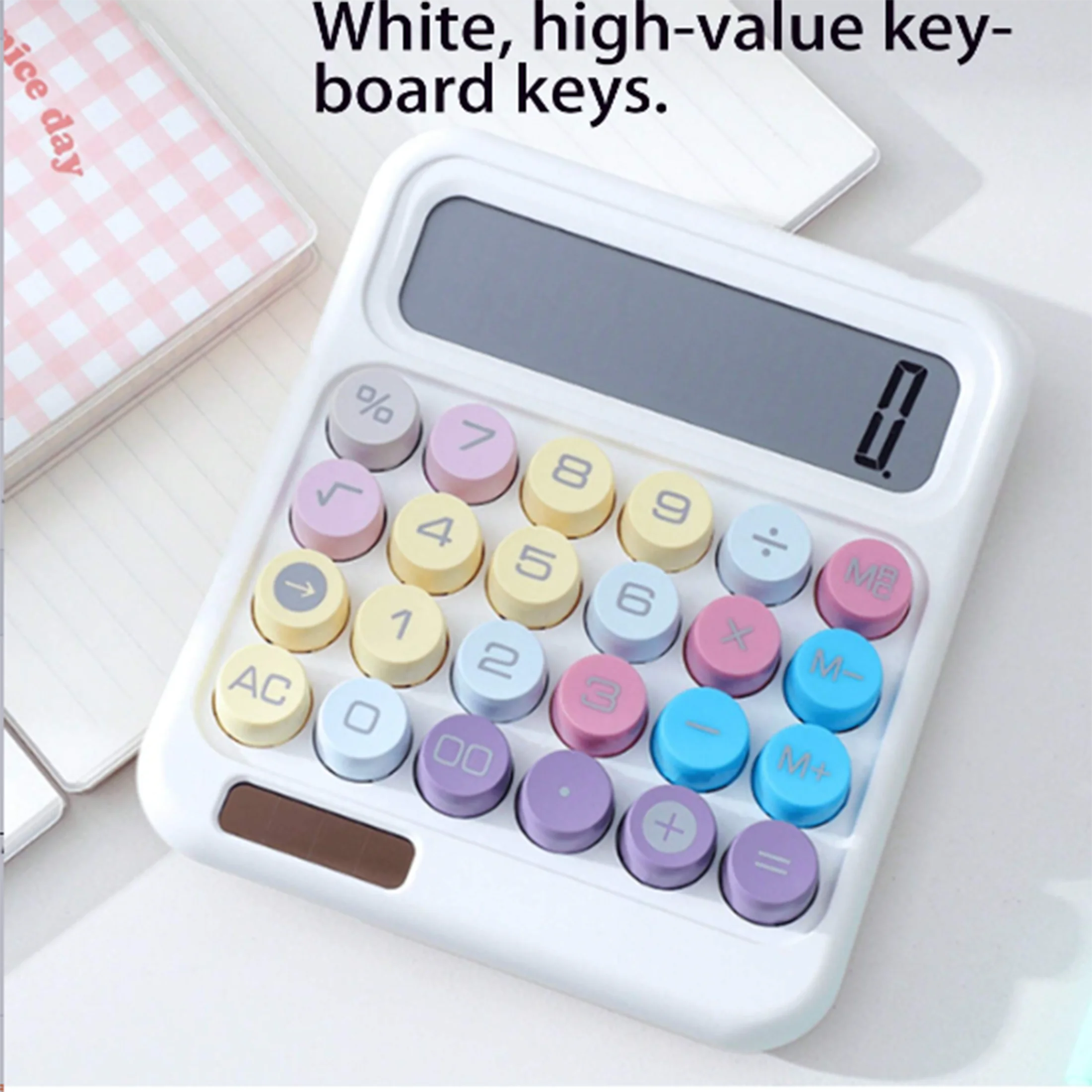 1 آلة حاسبة احترافية، مادة ABS متينة، سطح أملس، تعمل بالبطارية، أداة حسابية دقيقة #5