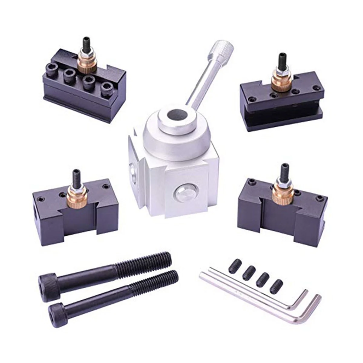 ABJS Mini Torno Suporte de Ferramenta de Mudança Rápida e Suporte de Ferramenta Suporte de Ferramenta Multifid, Kit de Ferramentas 120034,