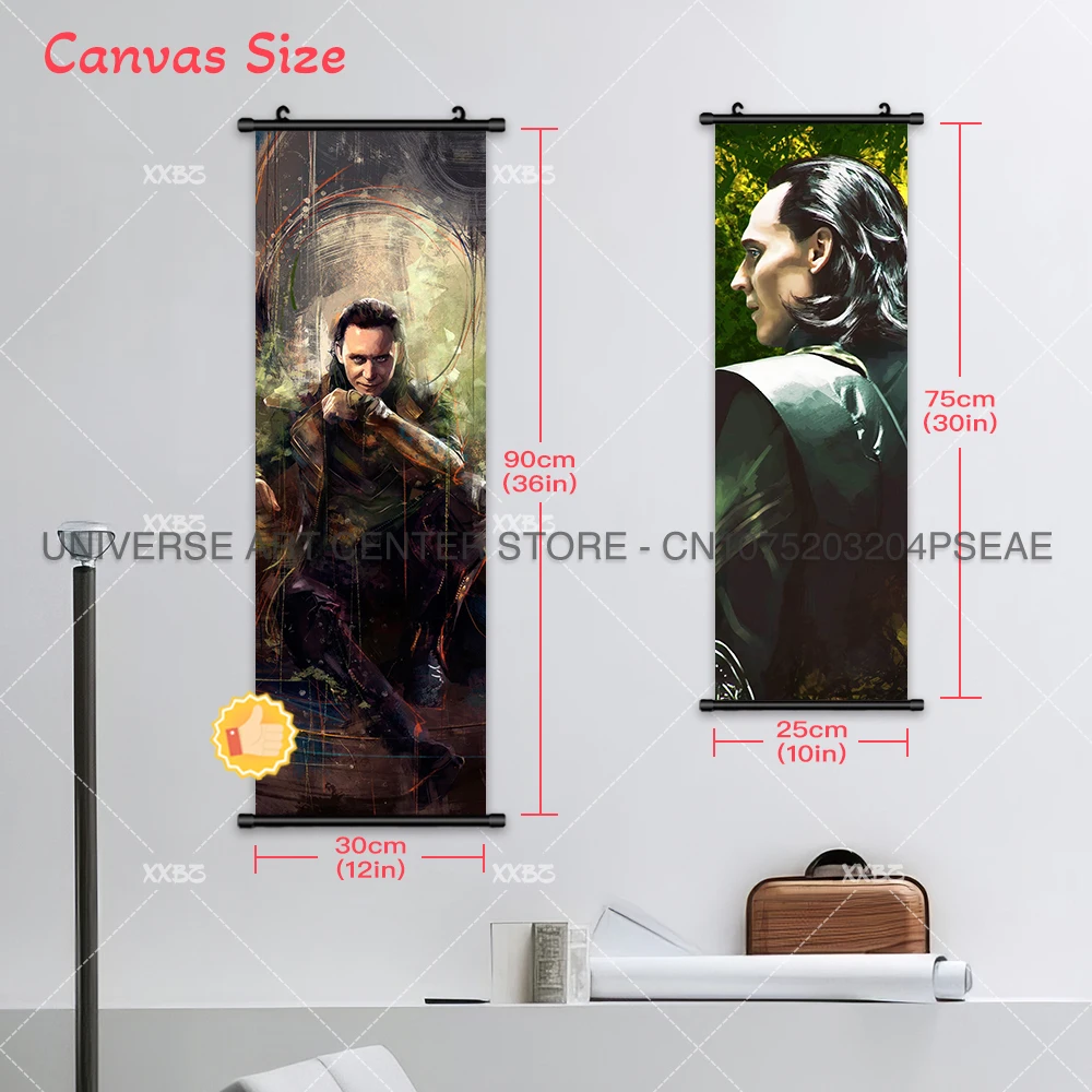 Loki Poster TV Drama Hanging Painting Venus Wall Artwork The Avengers Scroll Picture Marvel Movie Acts of Vengeance Home Decor