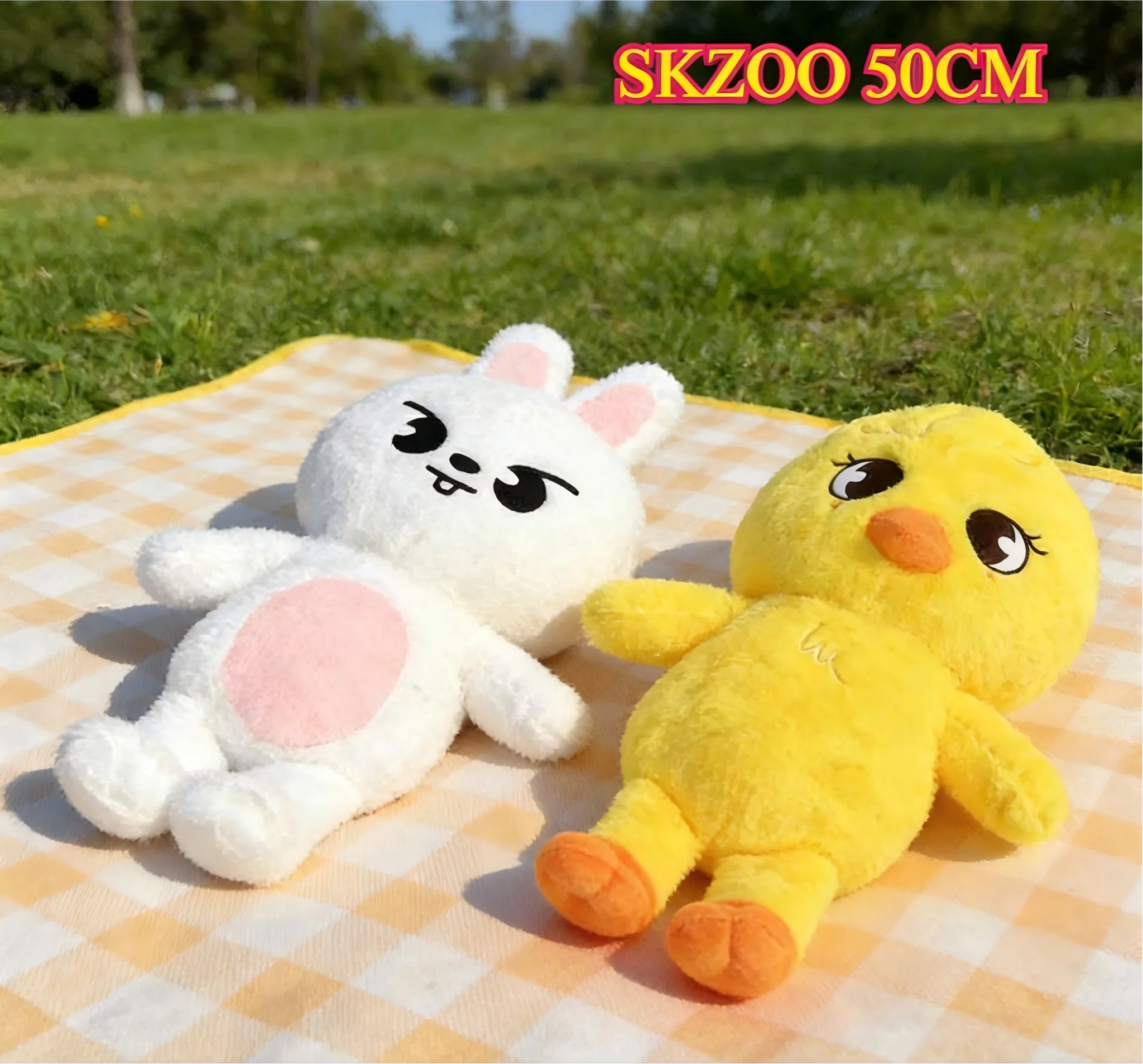 

Skzoo 50cm Kpop Plush Toy Wolfchan Kawaii Cartoon Stuffed Animal Plushie Doll Large Size Sleeping Pillow Gift