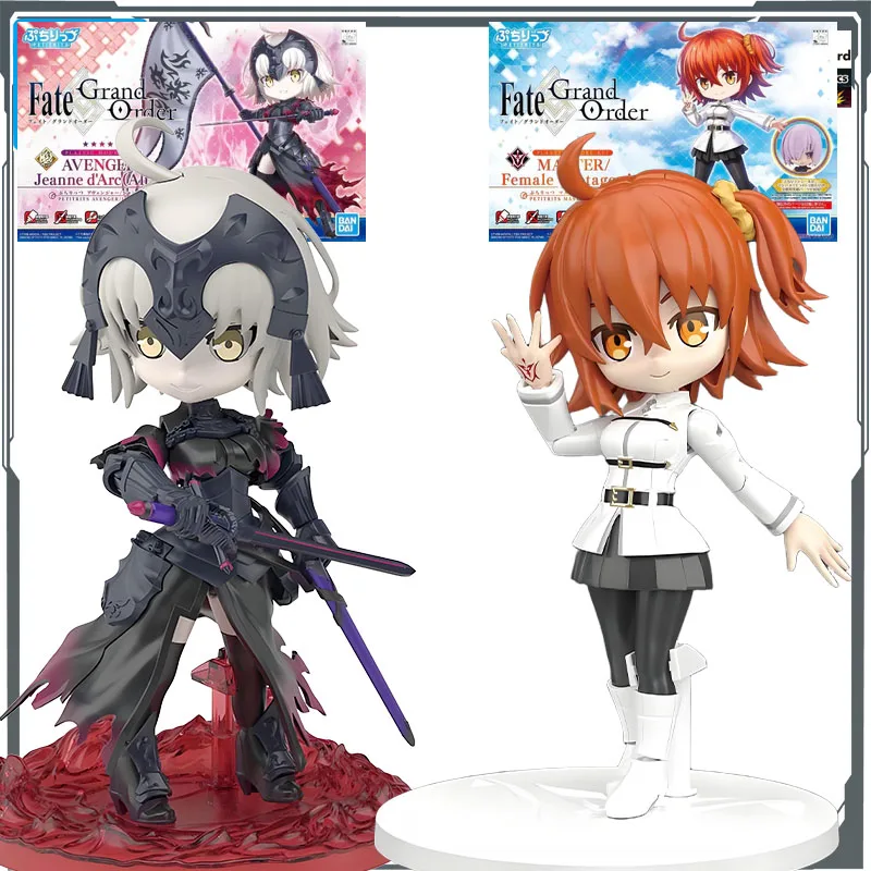 

Bandai Original MODEL KIT PETITRITS AVENGER Jeanne D'Arc Alter&MASTER Female Protagonist Anime Action Figure Assembly Model Toys