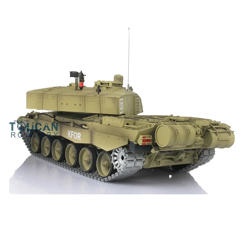 Henglong 1/16 스케일 7.0 플라스틱 챌린저 II RTR RC 탱크 3908, 360 ° 터렛, 2.4G