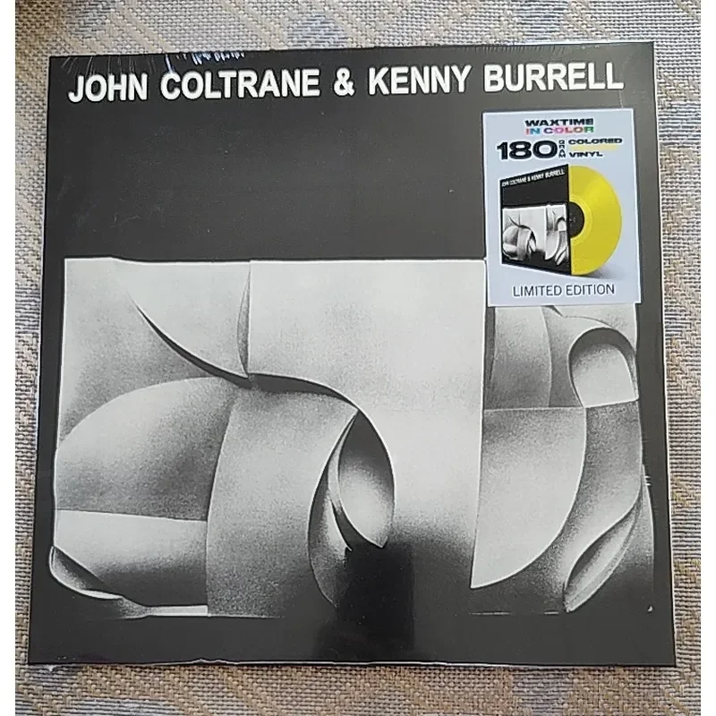 Disco de Vinil John Coltrane Kenny Burrell Yellow Glue para Entusiastas de Música Jazz