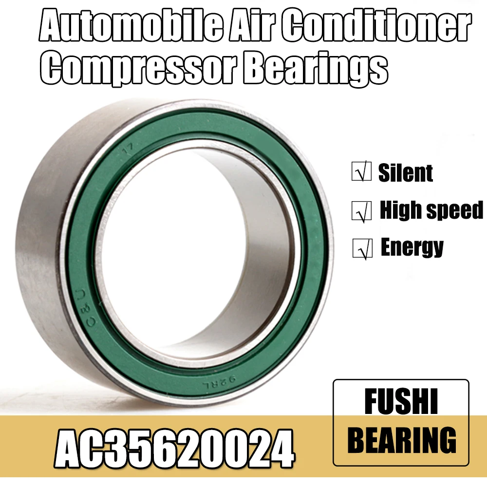 AC35620024-2RS Bearing 35*62*24 MM 1PC ABEC-5 Car Air Conditioning Compressor Bearings Double Sealed AC35620024 2RS