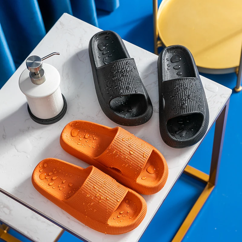 Outdoor High-quality Men's Women's Thick-soled House Slippers Extra Soft Anti-slip EVA Indoor/outdoor Slippers. Flip-flops