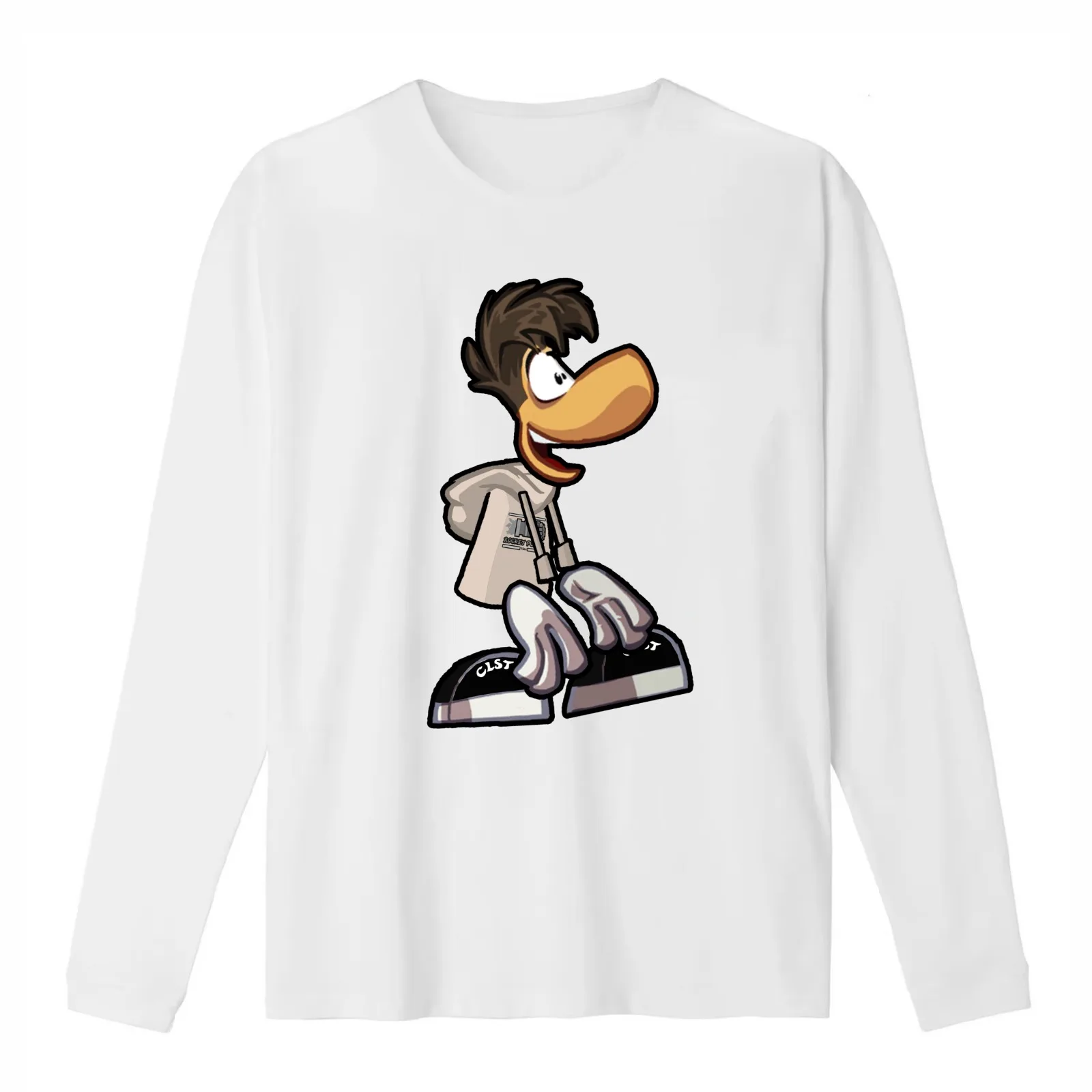 Rayman Background Vacuum CLST T-Shirt Summer Casual Cotton Tee Oversized Streetwear Tops Vintage Graphic Print 100% Cotton