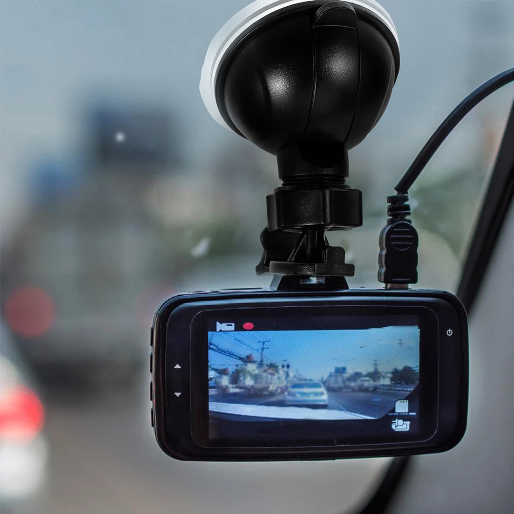 

2pcs Dash Cam Suction Cup Holder Windshield Dashboard 360 Degree Rotation Head Stable Support Easy Installation Car