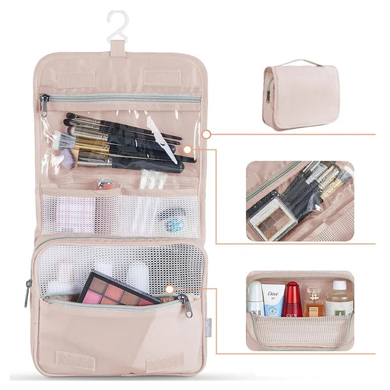 Good Quality 8 Pieces Suitcase Organizer Pouch Visual Mesh Packing Cubes Tear-resistant Clothing Storage Bags with Toiletry Bag