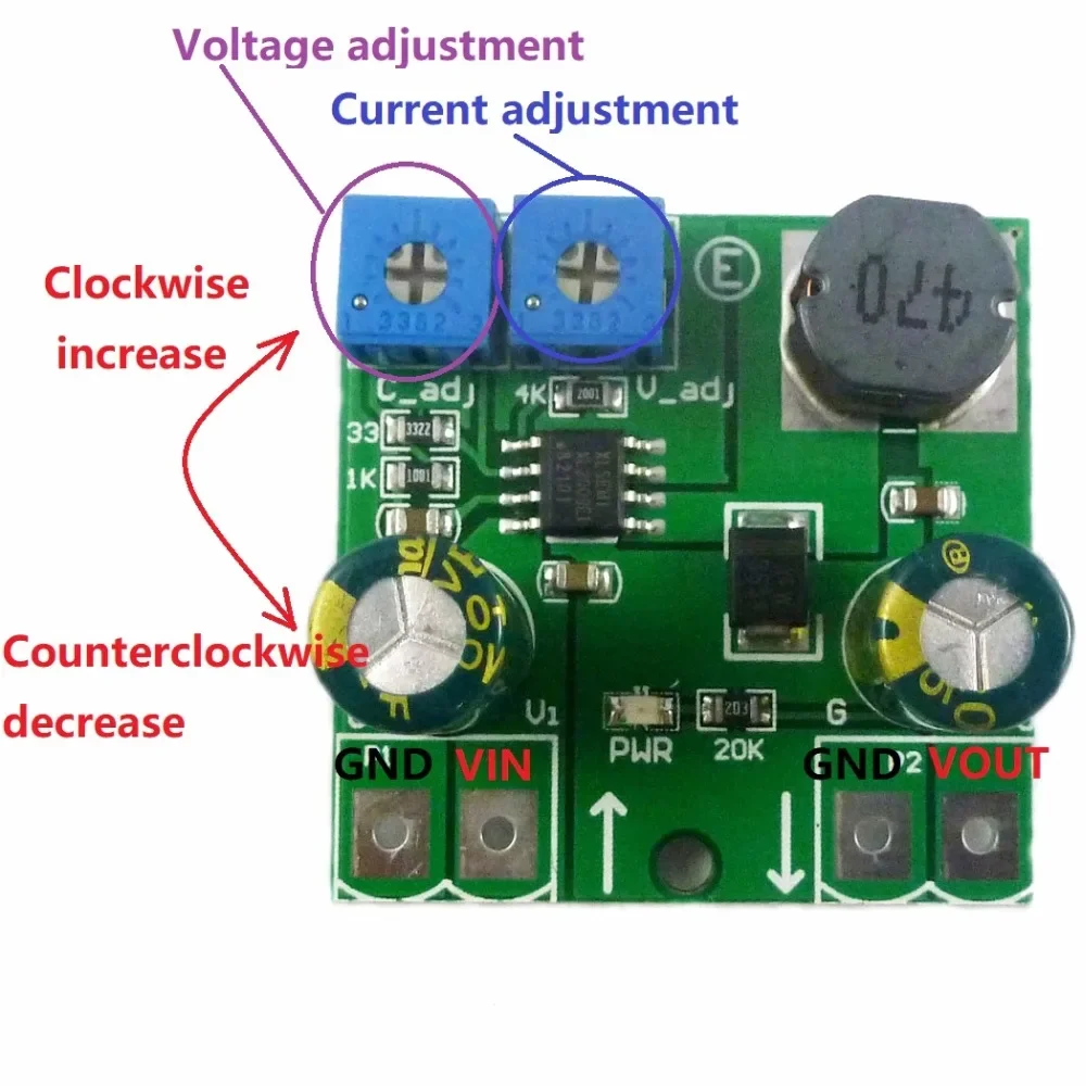 DD3630TA LED Motor Speed regulation 15W Constant Current And Constant Voltage DC-DC Buck Converter 8-32V To 3.3V 5V 6V 9V 12V