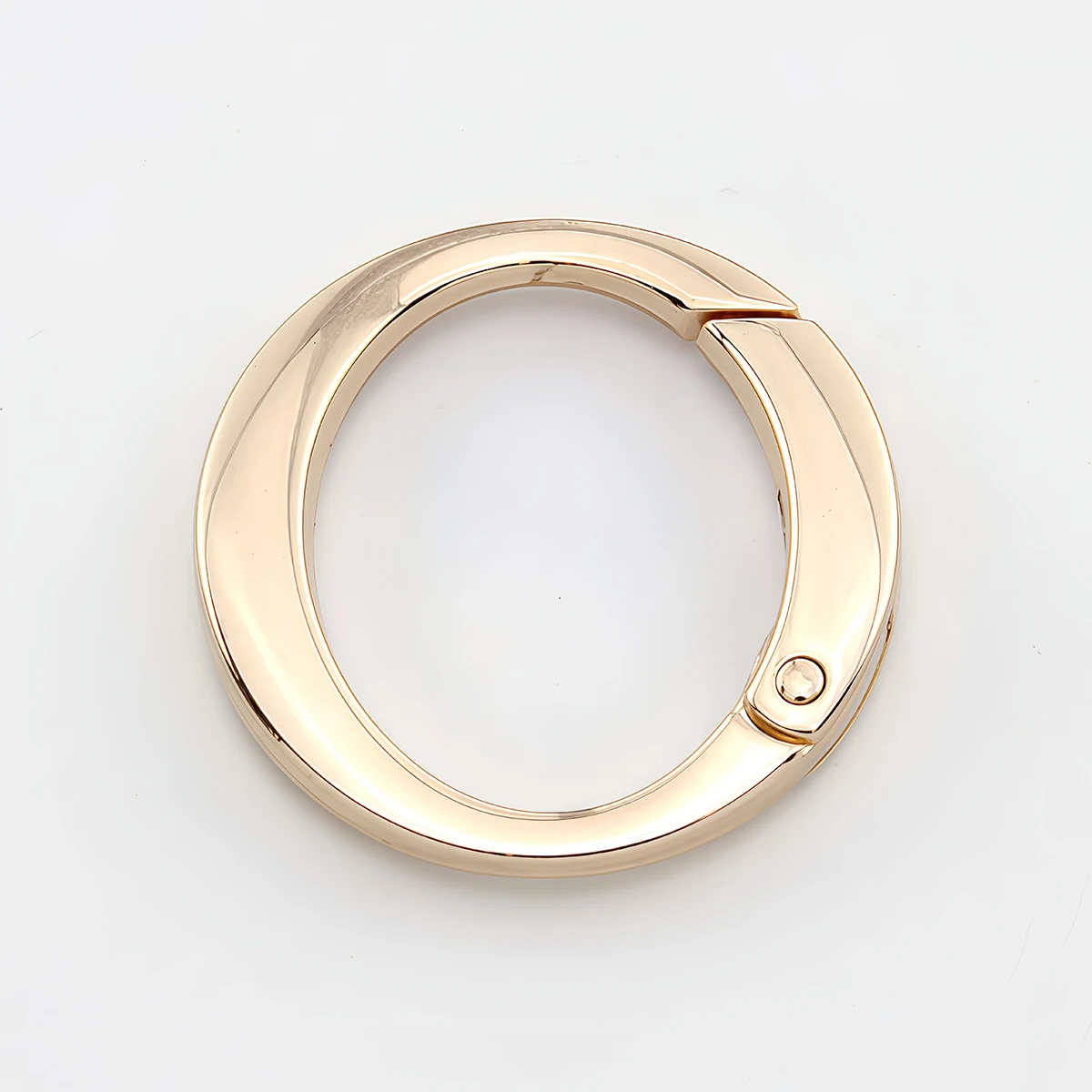 2pcs Metal Spring Clasp O Ring Openable Round Carabiner Keychain Clips Bag Hangbag Hook Dog Chain DIY Jewelry Buckle Connector image 5