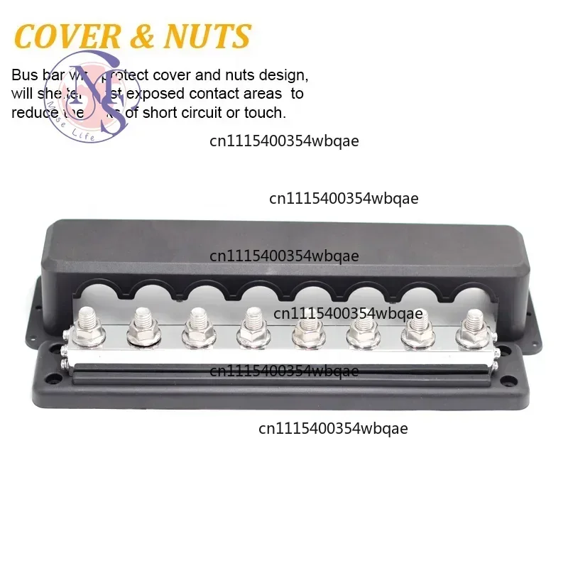 ZOCI-FOR-600A Heavy Duty Copper Busbar Terminal Block Neutral Busbar For RV Boat Yacht Auto Electrical Parts