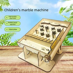 Creative Handmade DIY Pinball Machine Children's Puzzle Assembly Toys Wooden 3D Puzzle Gifts for Boys and Girls