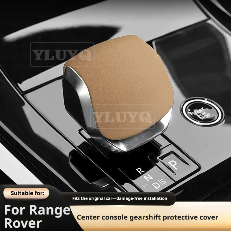

For Land Rover Discovery Gear Shift Cover Range Rover Executive Sport Shift Knob Protective Case Leather Decorative Cover Frame