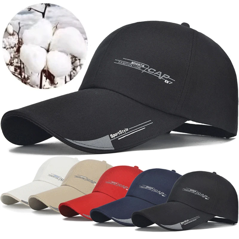 Fashion Men's Summer Hat Sport Baseball Caps Outdoor Running Visor Cap Sunscreen Cotton Mesh Snapback Caps for Men Women