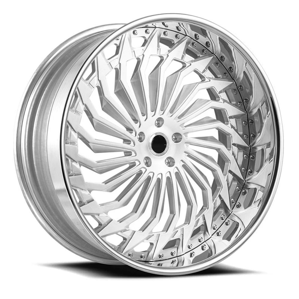 2 piece forged car wheels 20 inch passenger alloy wheels for sale