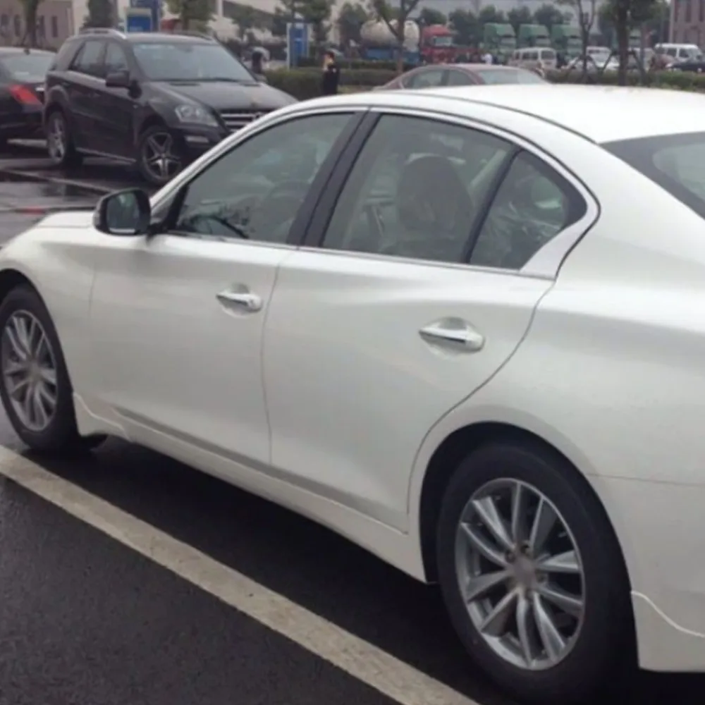 

Накладки на задний бампер из карбона для Infiniti Q50 Base Sport 2018-2021, накладки на брызговики, передние защитные накладки из АБС-пластика