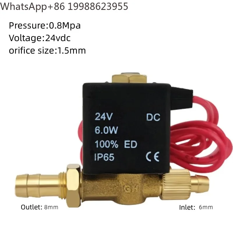 Solenoid Valve 2Position 2 Way Solenoid Valve Universal Plasma Argon Arc Welding Gas Machine  24v36v220v Welder Accessories 8Bar