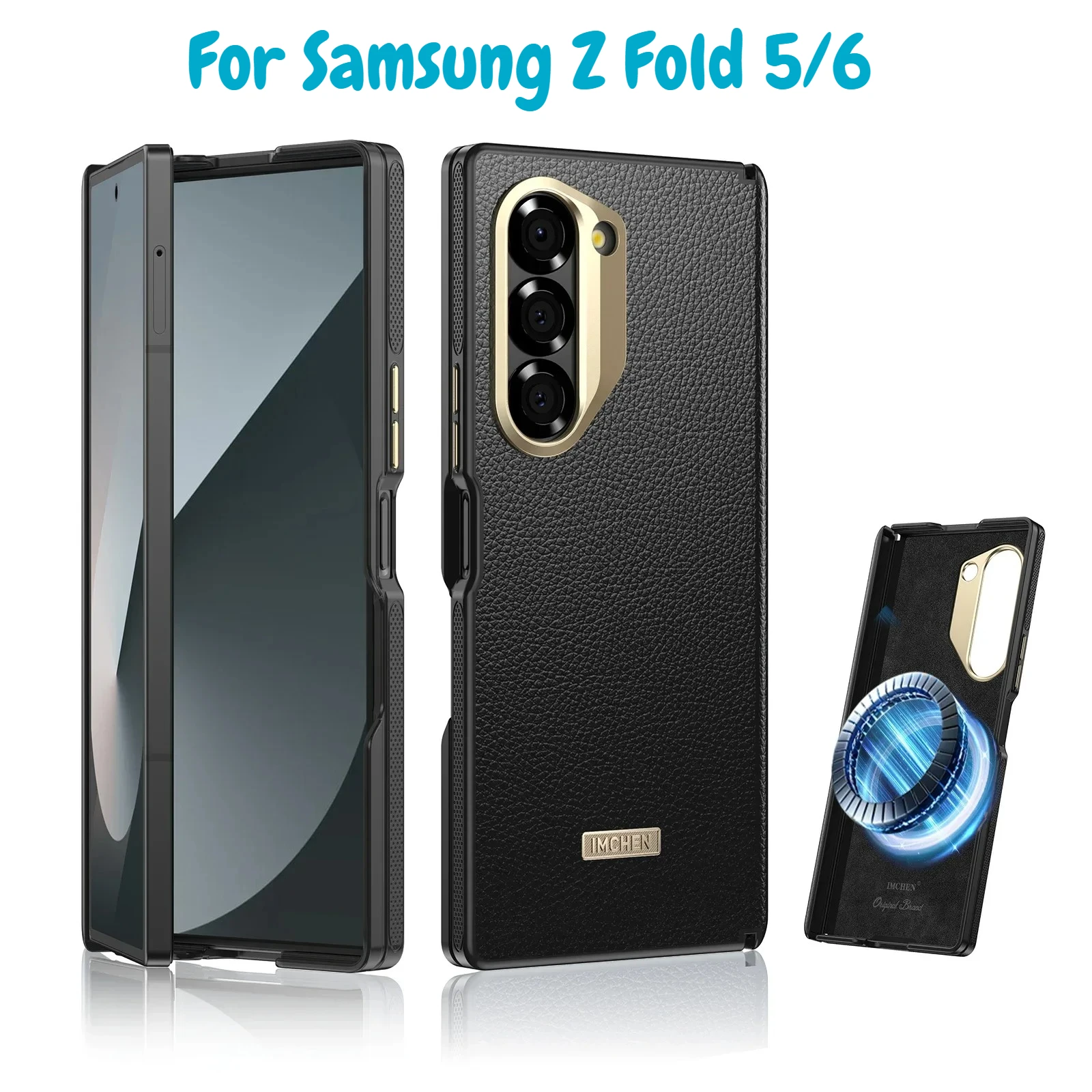 

Новинка 2026, чехол для телефона с беспроводной зарядкой Samsung Z Fold 5/6, военный защитный чехол от падения и царапин