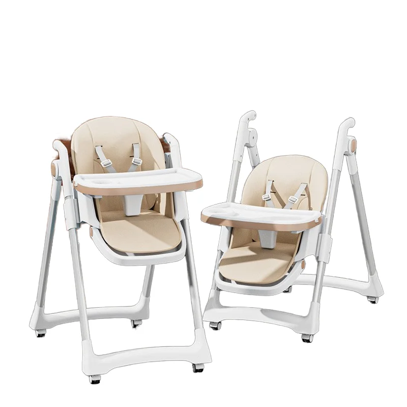 

Multifunctional Baby Dining Table and Chair Set Modern Plastic Design Foldable Portable Household or Export Children's Dining Fu