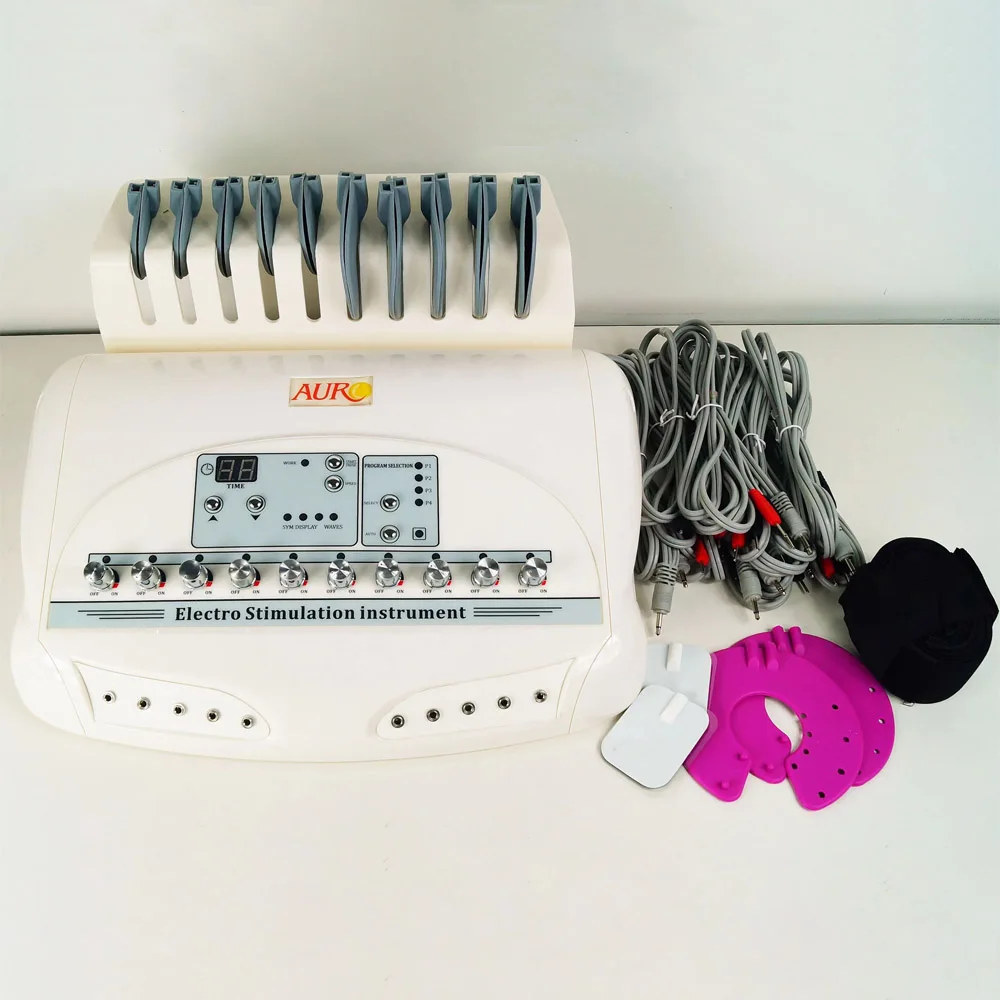 Máquina de pérdida de peso Ems, estimulador muscular, electroestimulación, ondas rusas, masajeador eléctrico, dispositivo de microcorriente
