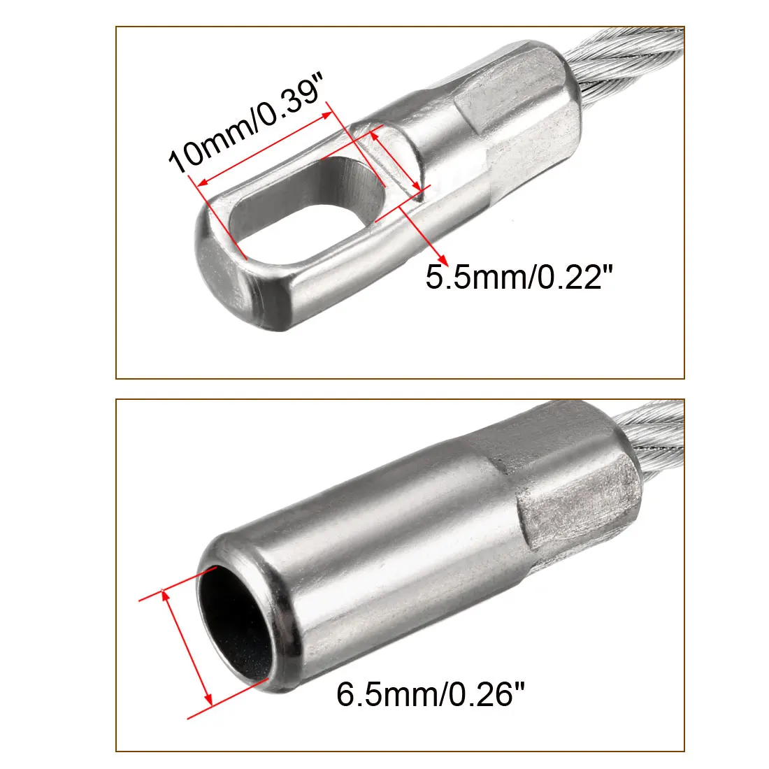 1/2 pz 155mm flessibile Fish Tape Leader sostituzione Leader Wire Cable Puller per 6.5mm Fish Tape Wire Puller