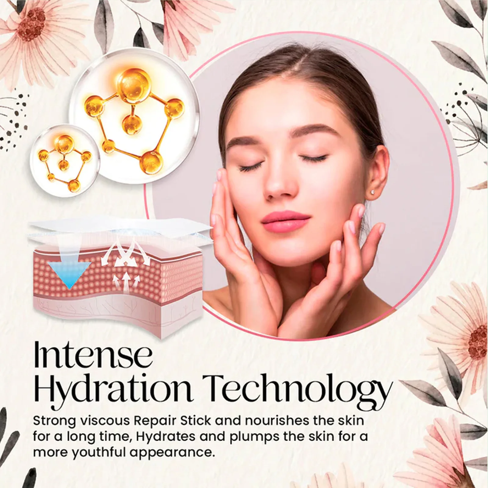 Collagen Balm Stick Anti Ag-Ing Removal Fine Lines Repair Redness Acne Primer Makeup Moisturizing Lifting Firm Face Cream Stick - Image 4