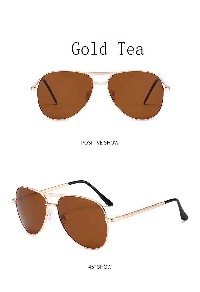 Markendesign Piloten-Polarisierte Sonnenbrille für Herren und Damen – Modetrend für Outdoor, Radfahren, Autofahren – Sonnenbrille, Schutzbrille, Eyewear 2026 – Detail 9