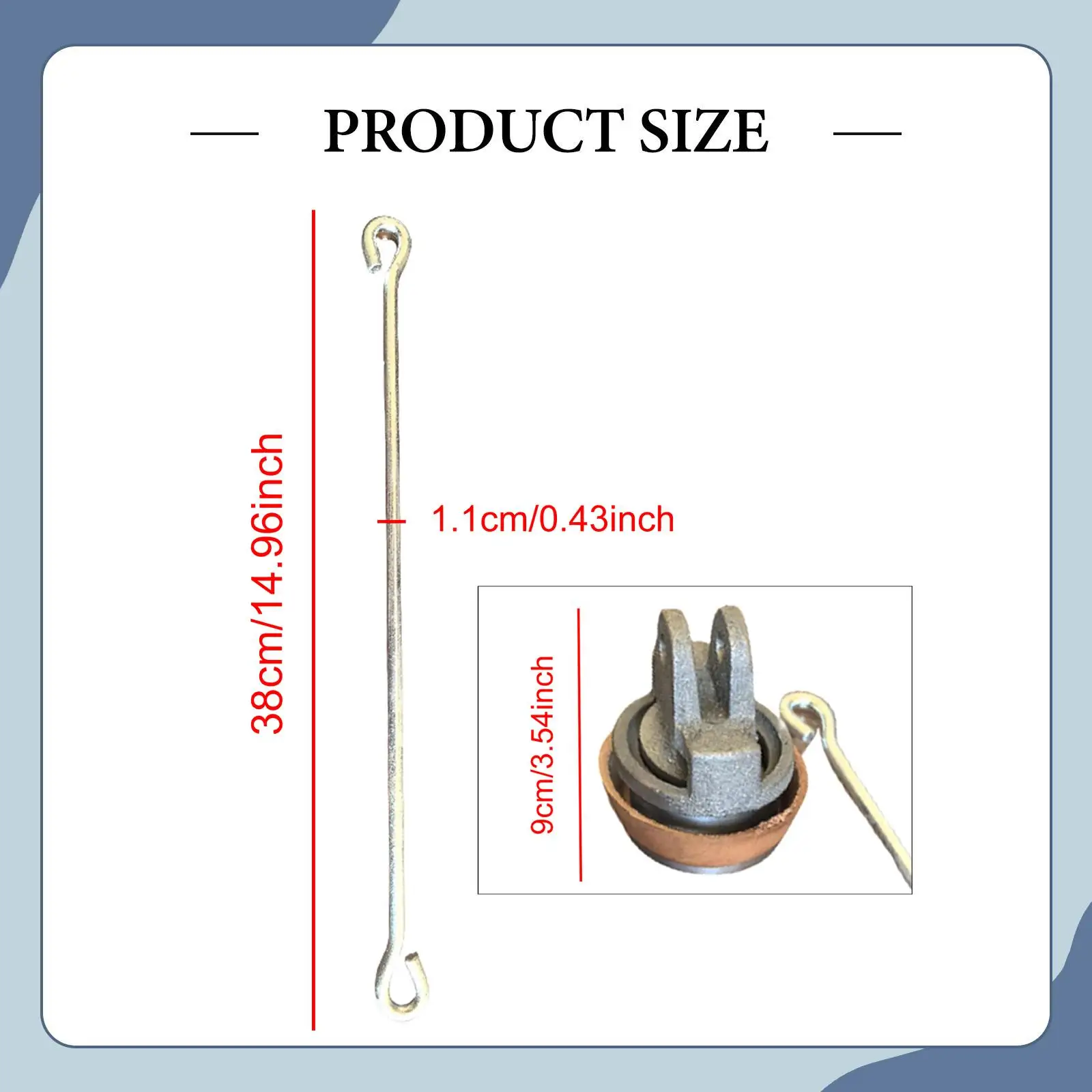 Replacement Piston Kit for Type 75 Hand Pump, Pins And Washers, Replacement And