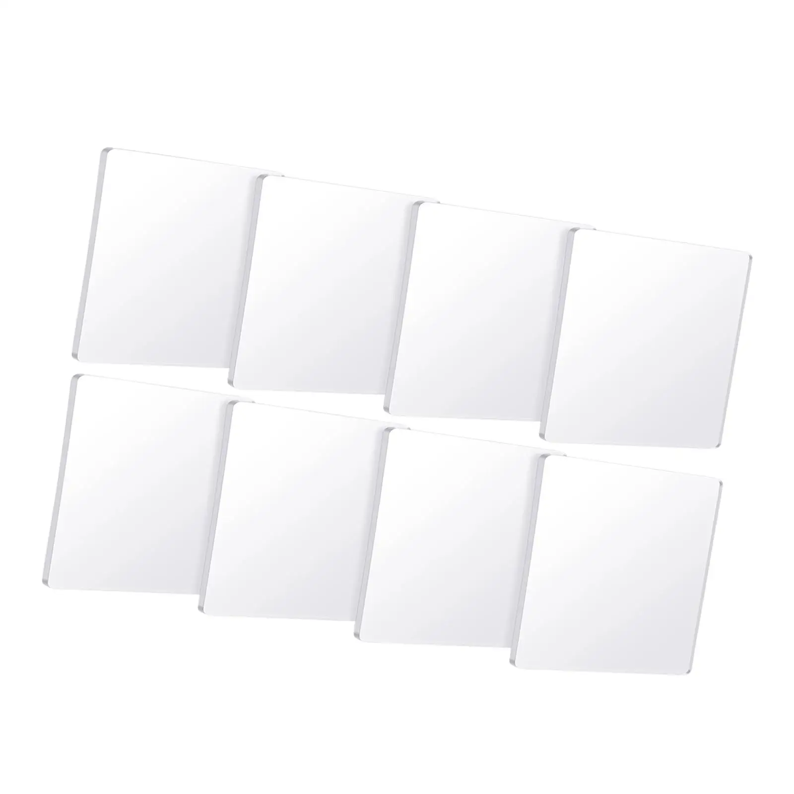 8 Pieces Monoprinting Print Plates Versatile Reusable Painting Tool Printmaking Supplies for Card Making Projects Journaling